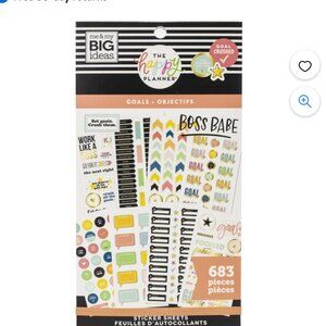me & my BIG ideas. The Happy Planner Stickers, Goals 683/pkg.